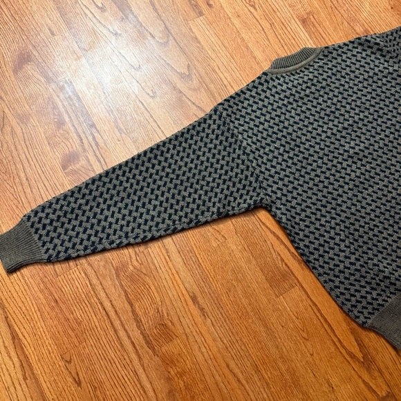 Valentino Uomo worsted wool crewneck vintage sweater size M - Picture 11 of 16